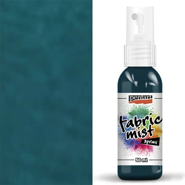 Pentart spray vopsea textil , 50 ml - turcoaz