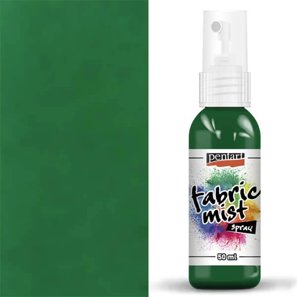 Pentart spray vopsea textil , 50 ml - verde