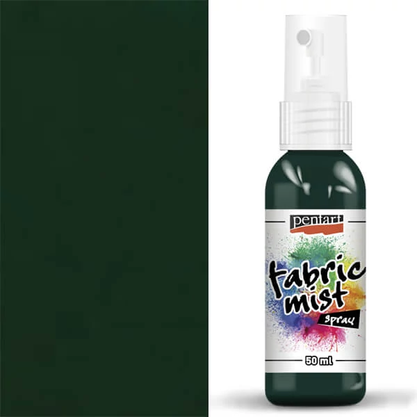 Pentart spray vopsea textil , 50 ml - verde pin