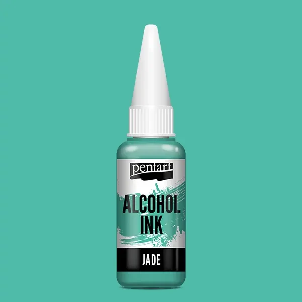 Cerneală pe bază de alcool Pentart, Media ink, cerneală lichidă, 20 ml - piatră de jad