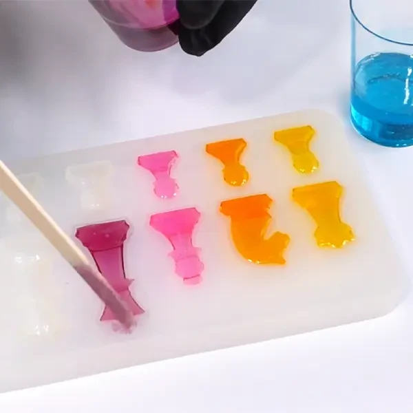 Cerneală pe bază de alcool Pentart, Media ink, cerneală lichidă, 20 ml - curcubeu