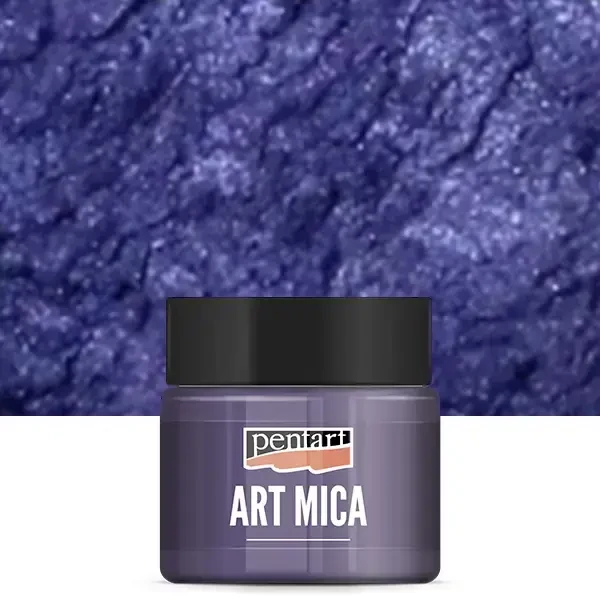 Pentart Art Mica pudră pigmentată strălucitoare, 9 g - violet magic