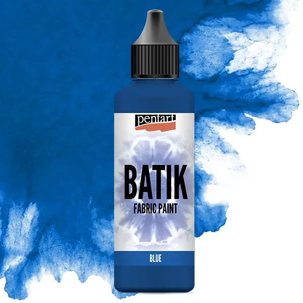 Vopsea pentru batik Pentart, vopsea pentru textile, 80 ml –albastru