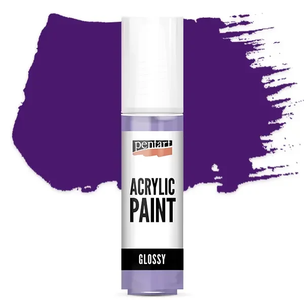 Vopsea acrilică lucioasă Pentart, 20 ml - ametist