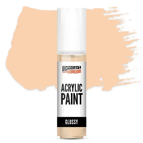 Vopsea acrilică lucioasă Pentart, 20 ml - culoarea pudrei