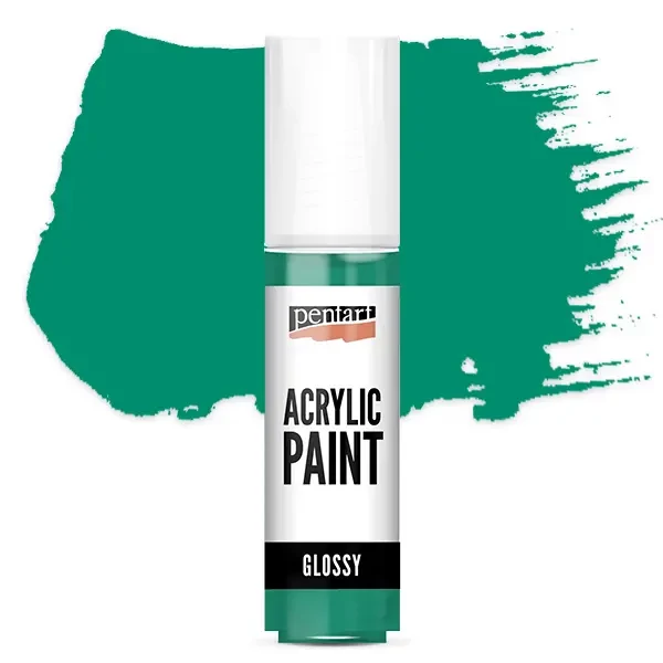 Vopsea acrilică lucioasă Pentart, 20 ml - turcoaz
