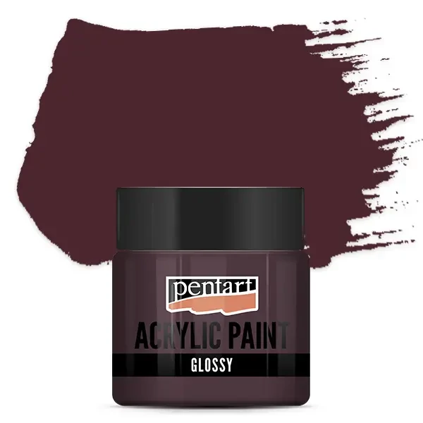 Vopsea acrilică lucioasă Pentart, 50 ml –vânătă
