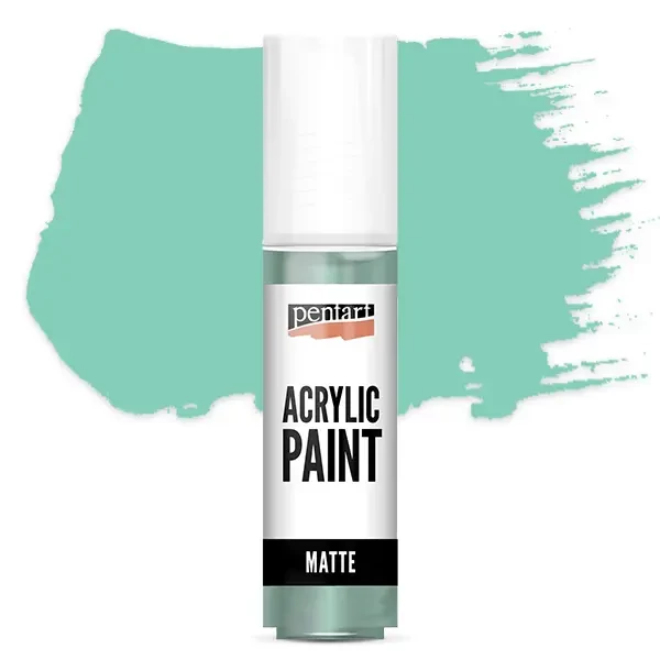 Vopsea acrilică Pentart mată, 20 ml - mentă