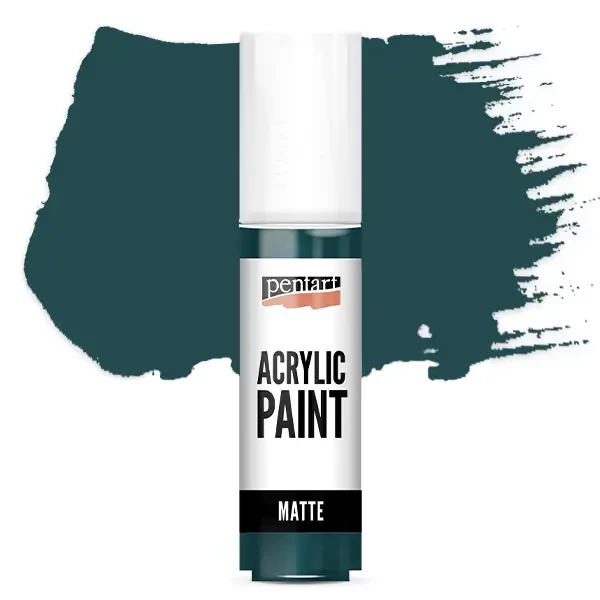 Vopsea acrilică Pentart mată, 20 ml - albastru turcoaz