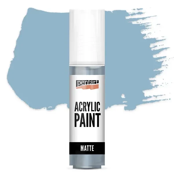 Vopsea acrilică Pentart mată, 20 ml - albastru țărănesc