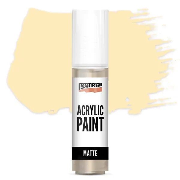 Vopsea acrilică Pentart mată, 20 ml - bej