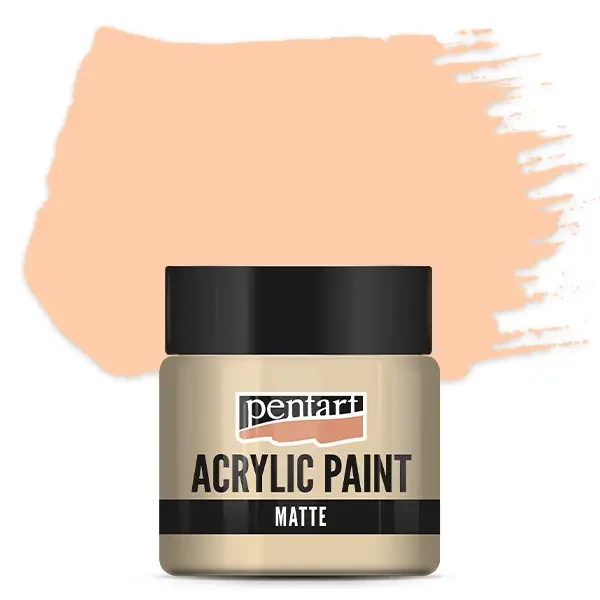 Vopsea acrilică Pentart mată , 50 ml - culoare pudra