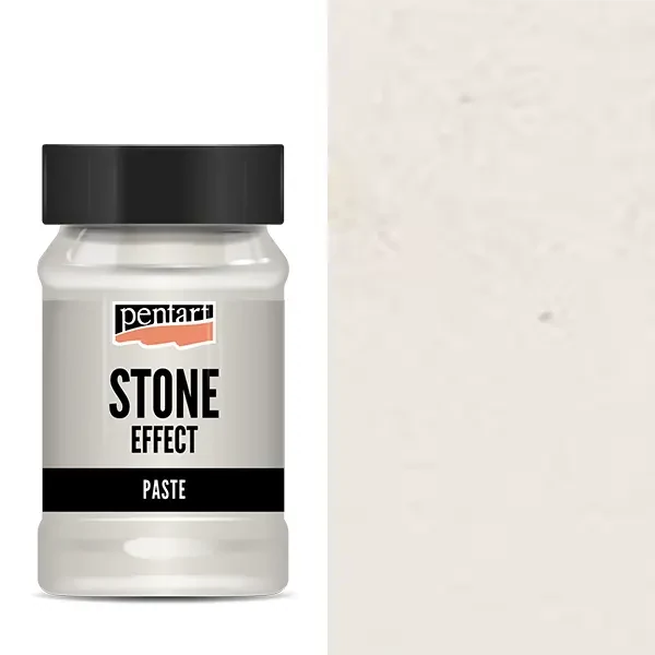 Pastă cu aspect de piatră Pentart, 100 ml – calcar