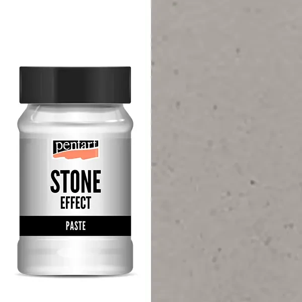 Pastă cu aspect de piatră Pentart, 100 ml – ciment