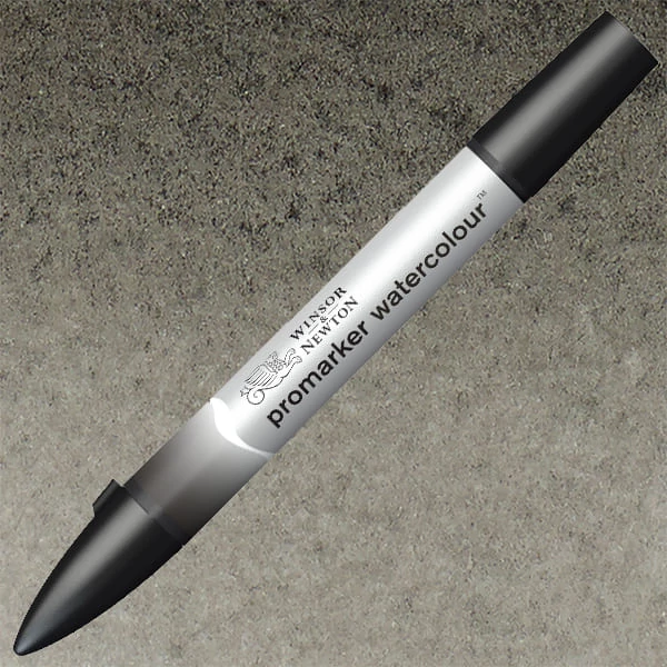 Promarker Watercolour marker tip pensulă acuarelă cu două vârfuri  - 331, ivory black