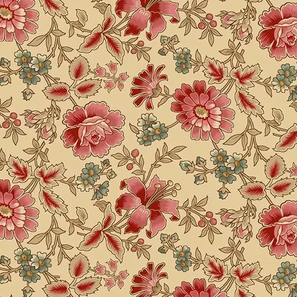 Material patchwork - Andover - Always and Forever by Renee Nanneman 1660L rose cream