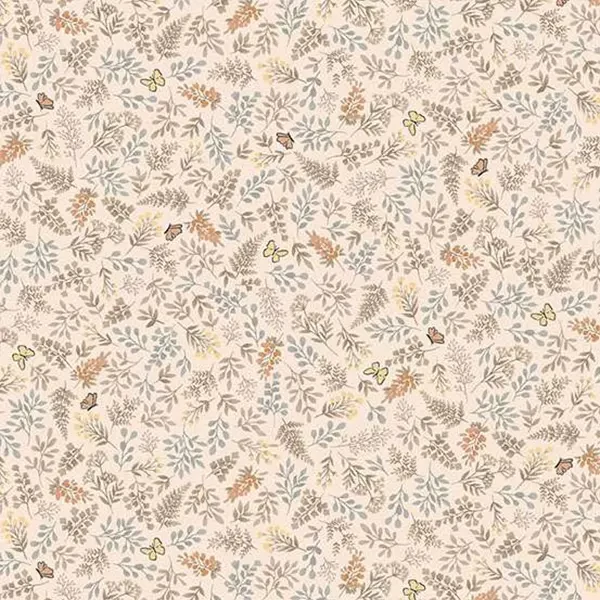 Material patchwork  - Makower - Little Ones 192/C Foliage coral