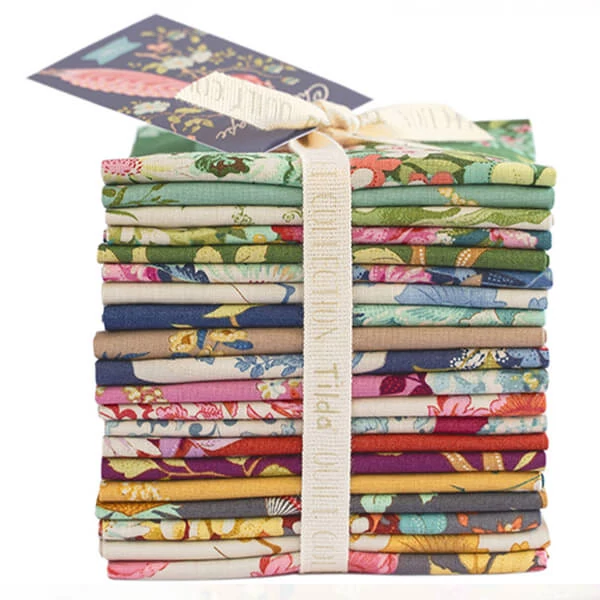 Material patchwork  - Tilda Chic Escape - Whimsyflower grey 100451