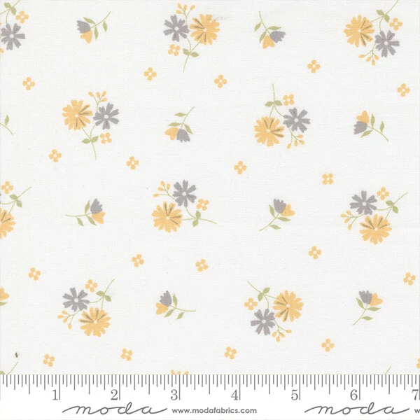 Material patchwork  - Moda - Buttercup and Slate by Corey Yoder 29153-11