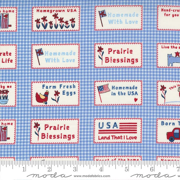 Material patchwork  - Moda - Prairie Days by by Bunny Hill Designs 2990-16