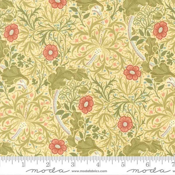 Material patchwork  - Moda - Barbara Brackman by Best of Morris Muse 3382-11