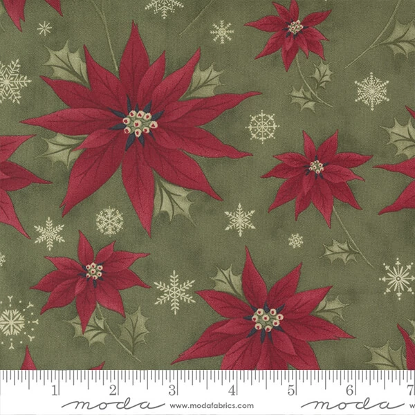 Material patchwork  - Moda - Poinsettia Plaza by 3 Systers 44290-14
