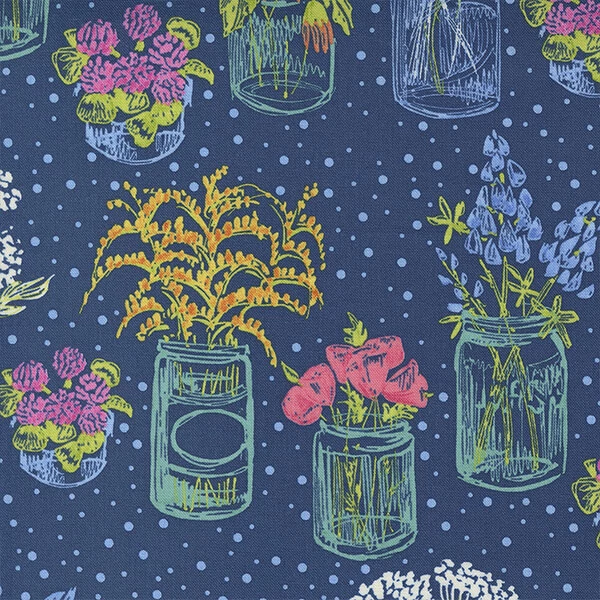 Material patchwork  - Moda - Wild Blossom by Robin Pickens 48734-25
