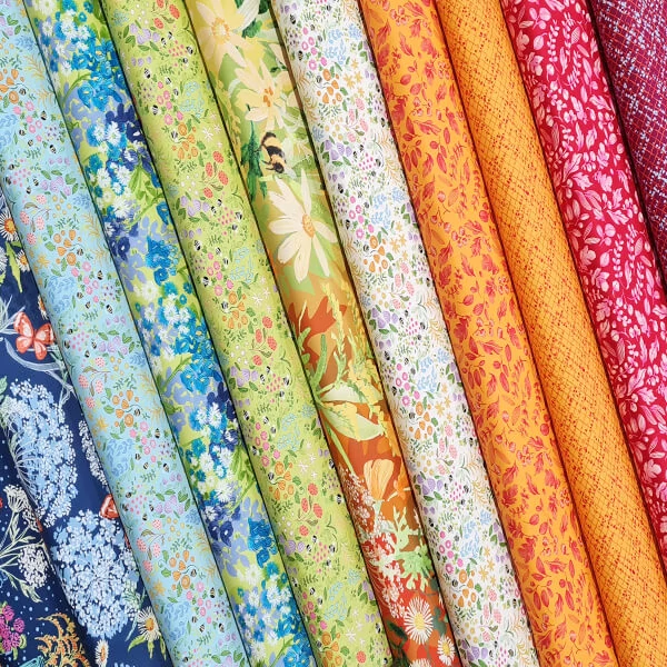 Material patchwork  - Moda - Wild Blossom by Robin Pickens 48732-13