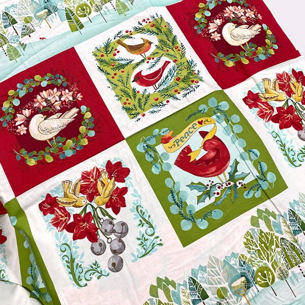 Material patchwork  - Moda - Winterly by Robin Pickens 48766-11 Panel, 60cm