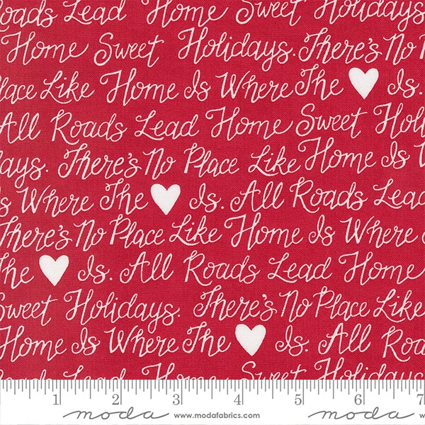 Material patchwork  - Moda - Holidays at Home by Deb Strain 56072-25