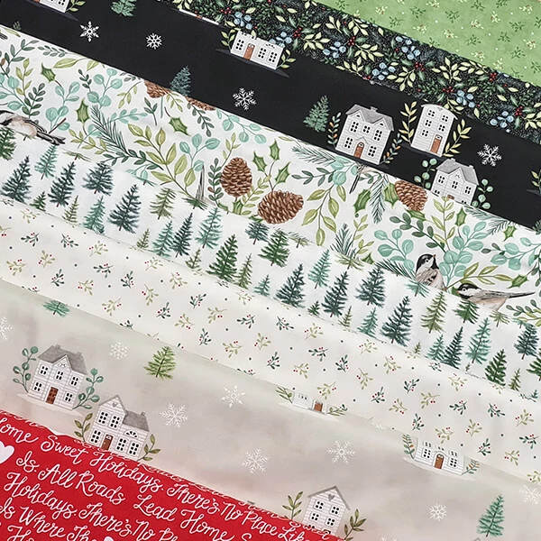 Material patchwork  - Moda - Holidays at Home by Deb Strain 56072-25