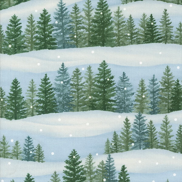 Material patchwork  - Moda - Woodland Winter by Deb Strain 56091-12