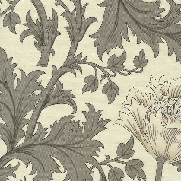 Material patchwork  - Moda - Barbara Brackman by Best of Morris Ebony Suite 8380-13
