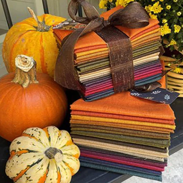 Material patchwork  - Makower - Cottage Cloth 428Y3 sunshine