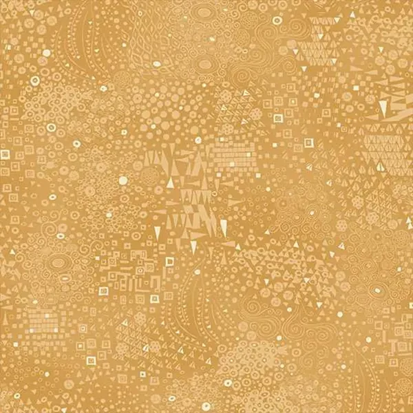 Tesatura patchwork - Makower - Golden 157/Y Engraved yellow