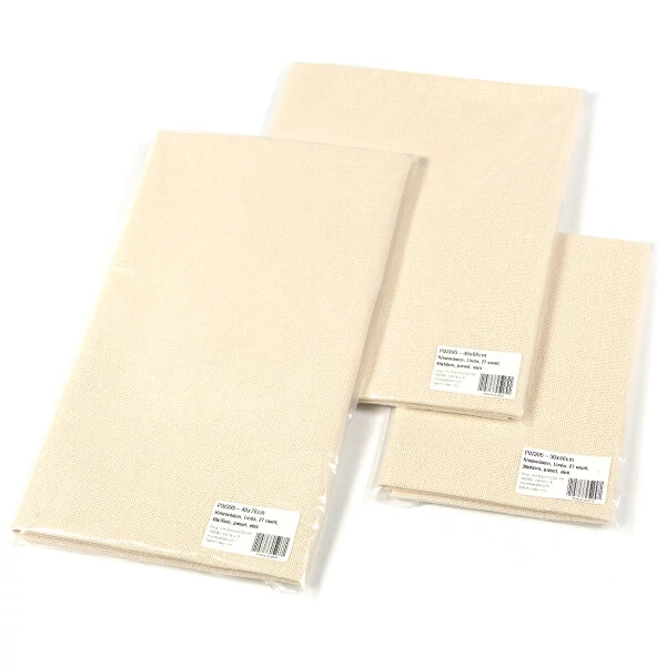 Pânză pentru broderie , Linda, 27 count - ecru, 30x46 cm