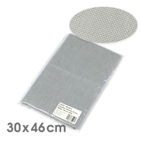 Pânză pentru broderie , Edinburgh, 36 count - gri, 30x46 cm