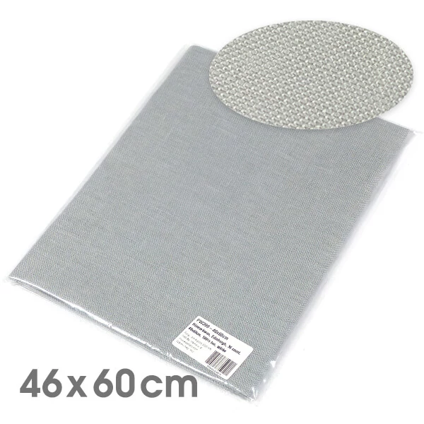 Pânză pentru broderie , Edinburgh, 36 count - gri, 46x60 cm