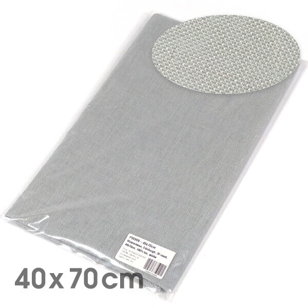 Pânză pentru broderie , Belfast, 32 count - gri, 40x70 cm