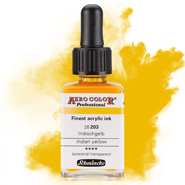 Schmincke AERO COLOR Professional vopsea aerograf , 28 ml - 203, indian yellow