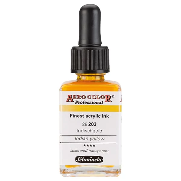 Schmincke AERO COLOR Professional vopsea aerograf , 28 ml - 203, indian yellow