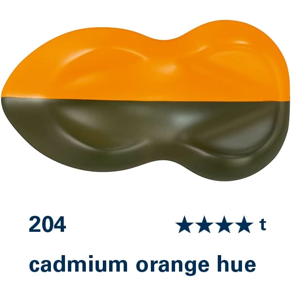 Schmincke AERO COLOR Professional vopsea aerograf , 28 ml - 204, cadmium orange hue