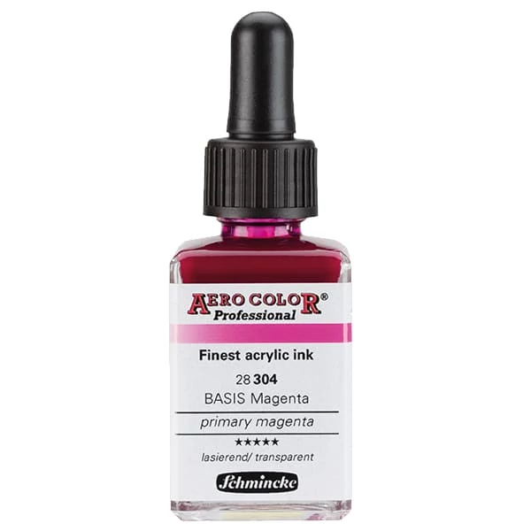 Schmincke AERO COLOR Professional vopsea aerograf , 28 ml - 304, primary magenta