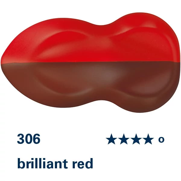Schmincke AERO COLOR Professional vopsea aerograf , 28 ml - 306, brilliant red