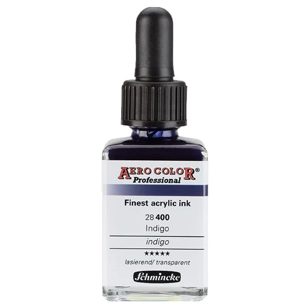Schmincke AERO COLOR Professional vopsea aerograf , 28 ml - 400, indigo