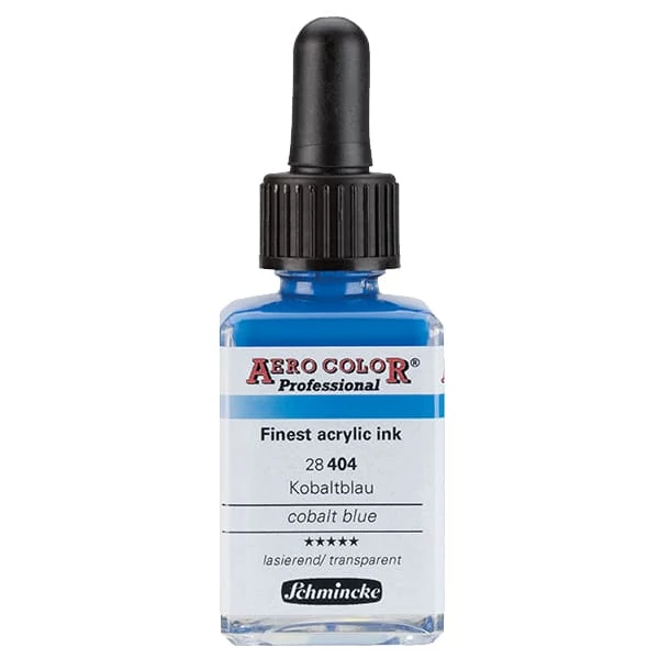 Schmincke AERO COLOR Professional vopsea aerograf , 28 ml - 404, cobalt blue