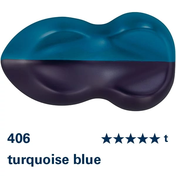 Schmincke AERO COLOR Professional vopsea aerograf , 28 ml - 406, turquoise blue