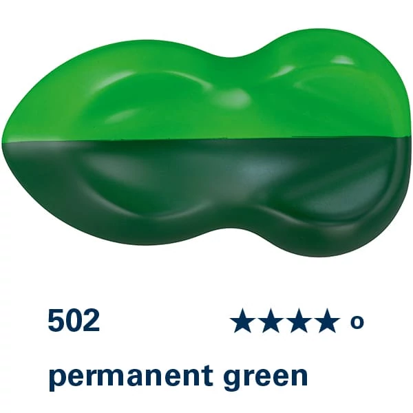 Schmincke AERO COLOR Professional vopsea aerograf , 28 ml - 502, permanent green