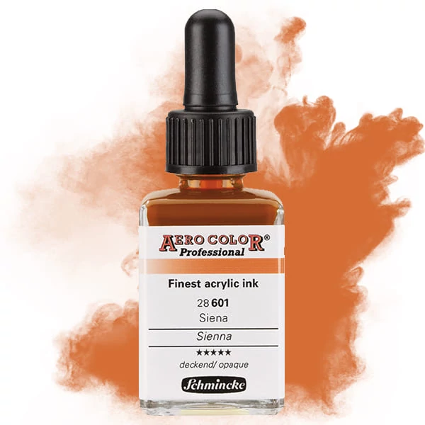 Schmincke AERO COLOR Professional vopsea aerograf , 28 ml - 601, sienna
