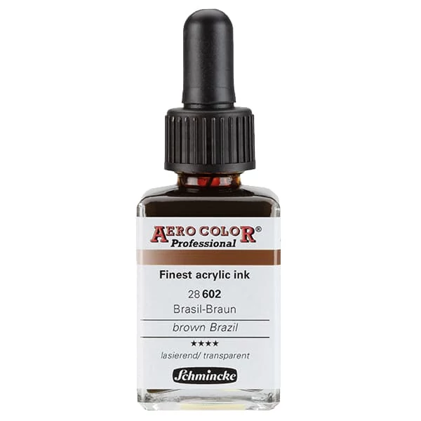 Schmincke AERO COLOR Professional vopsea aerograf , 28 ml - 602, brown brazil